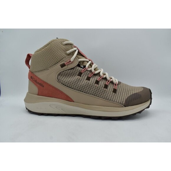 Columbia Womens 11 Trailstorm Omni-Tech Mid Oxford Tan Waterproof Hiking Boots - Picture 7 of 14